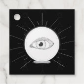 Fortune Teller Eye Seer Esoteric Crystal Ball Bedankjes Labels (Voorkant)