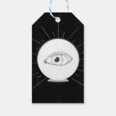 Fortune Teller Eye Seer Esoteric Crystal Ball Cadeaulabel (Achterkant)