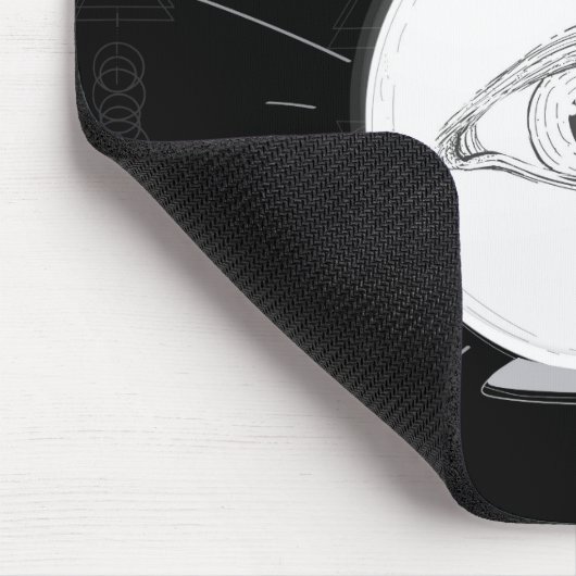 Fortune Teller Eye Seer Esoteric Crystal Ball Muismat (Hoek)