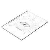 Fortune Teller Eye Seer Esoteric Crystal Ball Notitieboek (Linkerzijde)