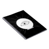 Fortune Teller Eye Seer Esoteric Crystal Ball Notitieboek (Rechterzijde)