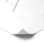 Fortune Teller Eye Seer Esoteric Crystal Ball Poster (Hoek)