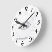 Fortune Teller Eye Seer Esoteric Crystal Ball Ronde Klok (Hoek)