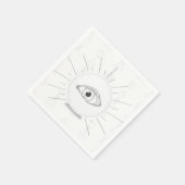 Fortune Teller Eye Seer Esoteric Crystal Ball Servet (Hoek)