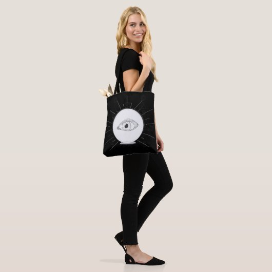 Fortune Teller Eye Seer Esoteric Crystal Ball Tote Bag (Op model)