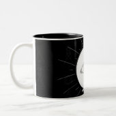 Fortune Teller Eye Seer Esoteric Crystal Ball Tweekleurige Koffiemok (Links)