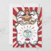 Fortune Teller Gypsy Gender Reopenbaart de Uitnodi Kaart (Voorkant)