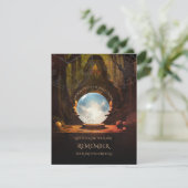 Fortune Teller Halloween Routebeschrijving Kaart (Staand voorkant)