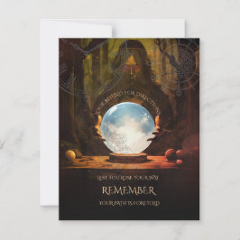 Fortune Teller Halloween Routebeschrijving Kaart