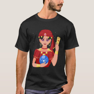 Fortune Teller Kaart Reader Psychic Crystal-Gazer T-shirt