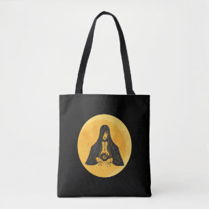 Fortune Teller Magic Ball Moon Canvas tas
