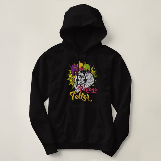 Fortune Teller Magic Occult Tarot Kaarten Hoodie (Design voorkant)