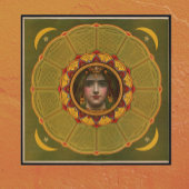  Fortune Teller met Astrologie Zodiac Tekens Poster