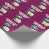 Fortune teller monkey cadeaupapier (Hoek)