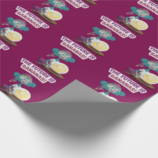 Fortune teller monkey cadeaupapier (Hoek)