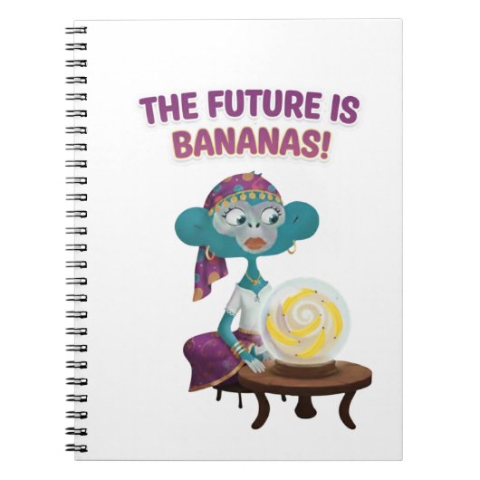 Fortune teller monkey notitieboek (Voorkant)