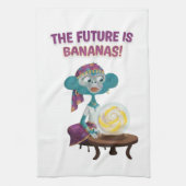 fortune teller monkey theedoek (Verticaal)