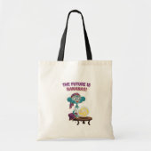 Fortune teller monkey tote bag (Voorkant)