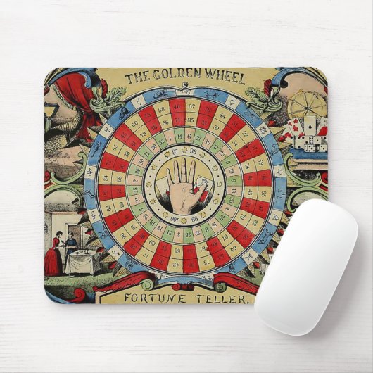 *FORTUNE-TELLER/MYSTIC/PALM READER* MOUSEPAD MUISMAT (Met muis)