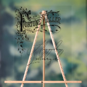 Fortune Teller Name Script Acryl Sign Bord (Neutraal)