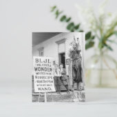 Fortune Teller op County Fair, 1910 Briefkaart (Staand voorkant)