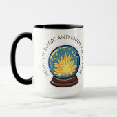 Fortune Teller Orb Halloween Coffee Mok (Links)