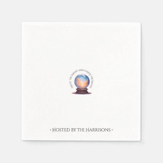 Fortune Teller Orb Halloween servetten (Voorkant)