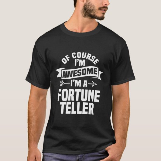 Fortune Teller Psychic Crystal-Gazer Kaart Reader  T-shirt (Voorkant)