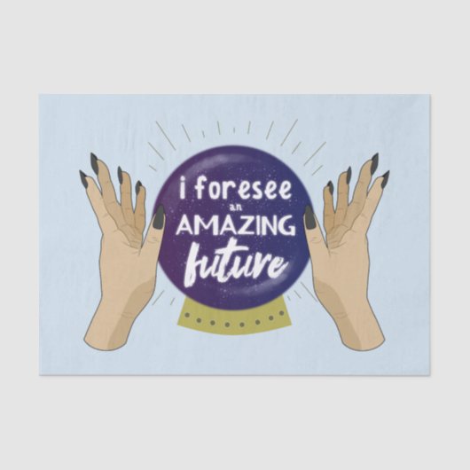 Fortune Teller, Psychisch, Magic Crystal Ball Tissuepapier (Voorkant)