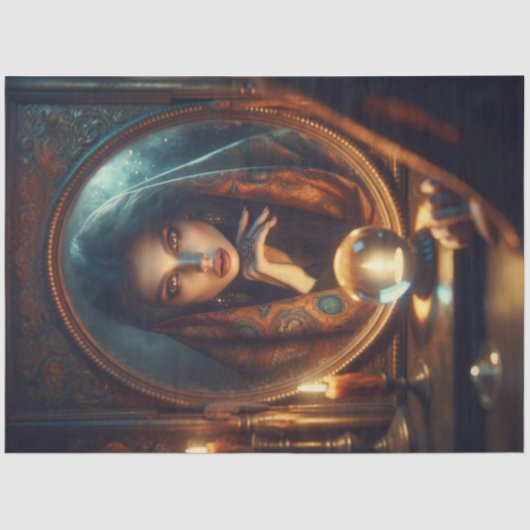Fortune Teller Reflection – Mystieke ontkoppeling Tissuepapier (Voorkant)