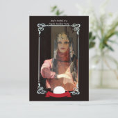 Fortune Teller Uitnodiging (Staand voorkant)