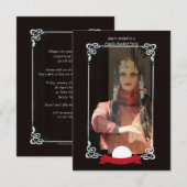 Fortune Teller Uitnodiging (Voorkant / Achterkant)