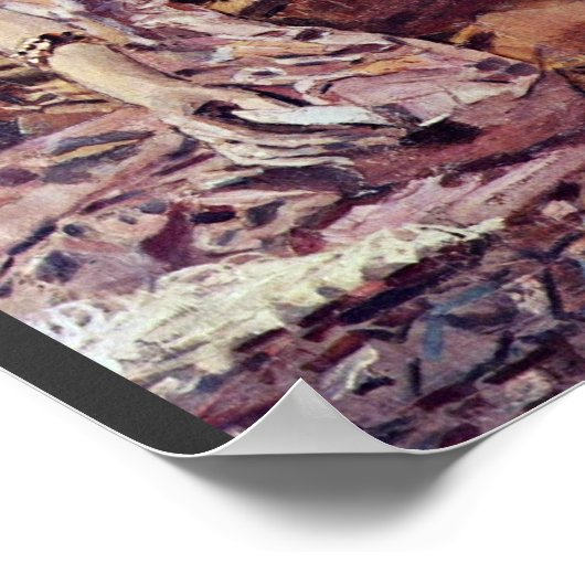 Fortune-Teller van Wrubel Michail Alexandrowits Poster (Hoek)