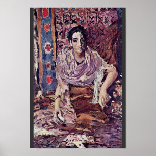 Fortune-Teller van Wrubel Michail Alexandrowits Poster