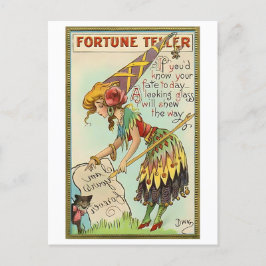 Fortune Teller Vintage Halloween Love Greeting Briefkaart