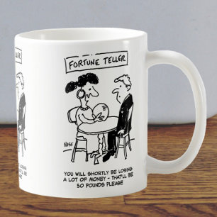 Fortune Teller voorspelt een financieel verlies Koffiemok