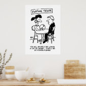 Fortune Teller voorspelt een financieel verlies Poster (Keuken)