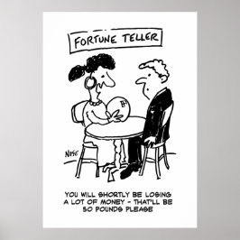 Fortune Teller voorspelt een financieel verlies Poster