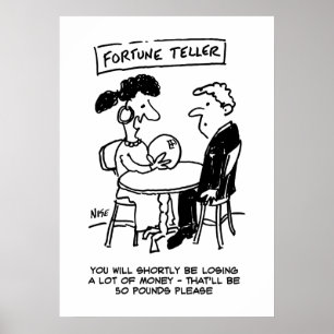 Fortune Teller voorspelt een financieel verlies Poster