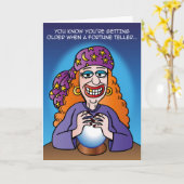 'Fortune Teller'-Wenskaart Kaart (Gele Bloem)