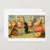 Fortune Telling Cats Je komt in een Fortuin Briefkaart (Voorkant / Achterkant)