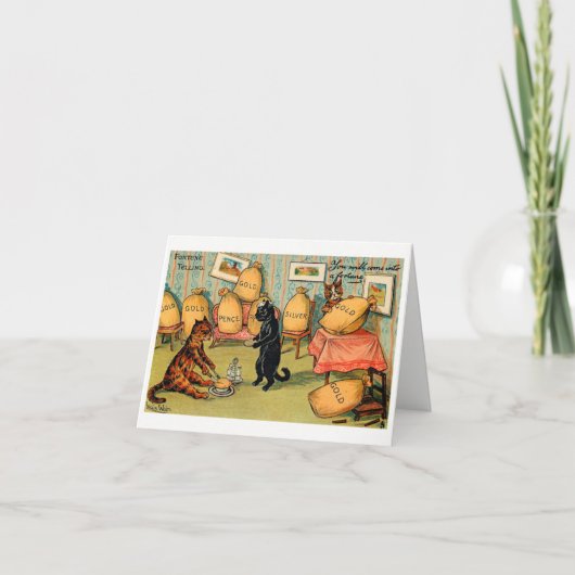 Fortune Telling Cats Je komt in een Fortuin Kaart (Voorkant)