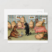 Fortune Telling Money van Louis Wain Briefkaart (Voorkant / Achterkant)