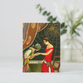 Fortuneteller Briefkaart (Staand voorkant)