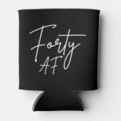 Forty AF I - Birthday Gift Blikjeskoeler (Voorkant)