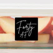 Forty AF I - Birthday Gift Labels (Aangebracht)