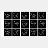 Forty AF I - Birthday Gift Labels (Vel)