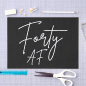 Forty AF I - Birthday Gift Tissuepapier (Craft)
