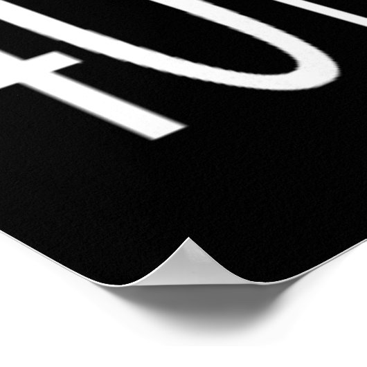 Forty and Fabulous 40th Birthday Poster (Hoek)