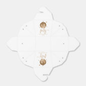 Forty Gold Disco Ball 40th Birthday Party Bedankdoosjes (Uitgevouwen)